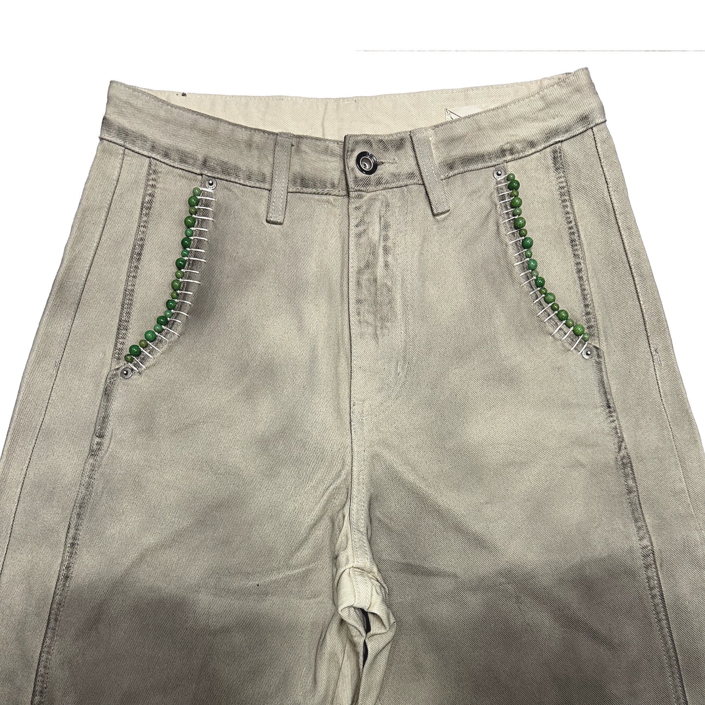 Handmade Distressed Mud Pants