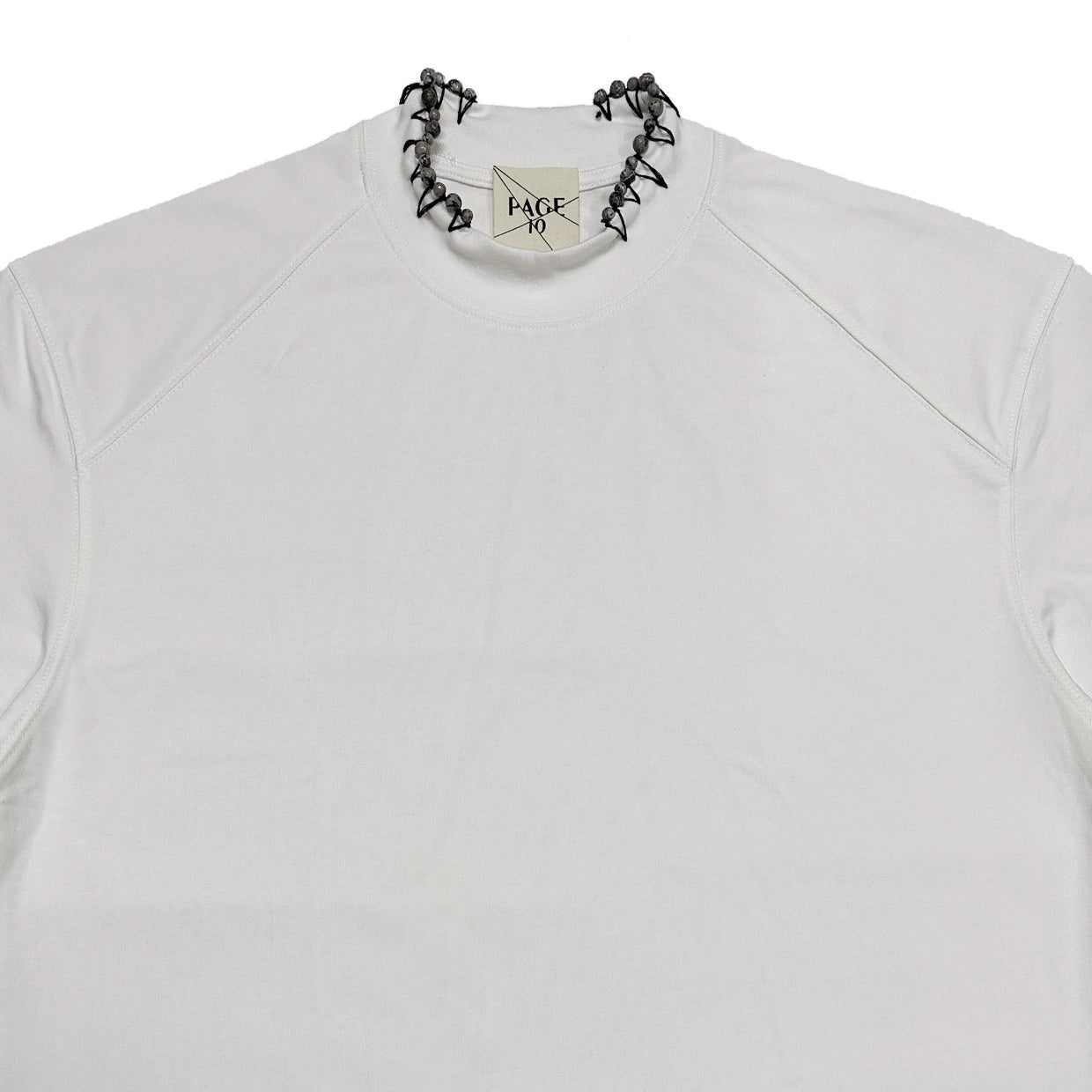 Handmade High Collar Stitch Top