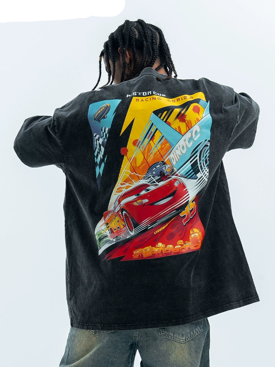 Fast Car Racing Series Oversize T-Shirt