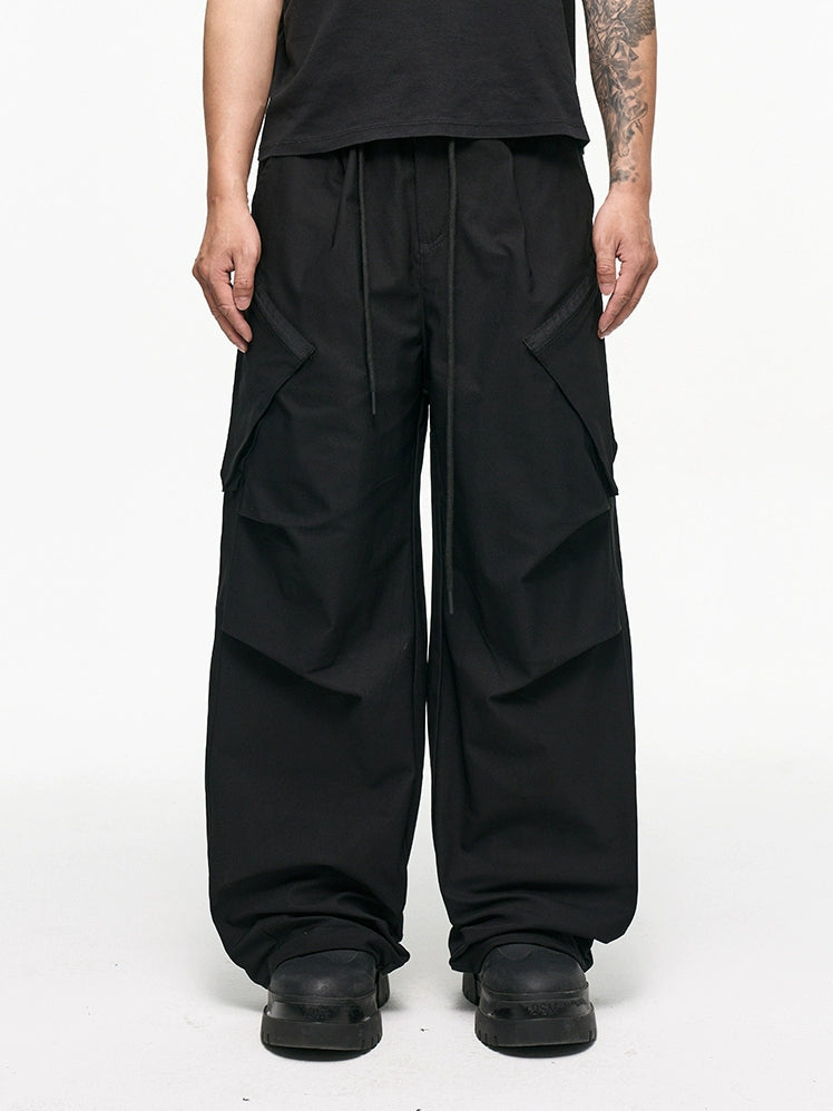UNTLD Retro Wide-Leg Cargo Pants