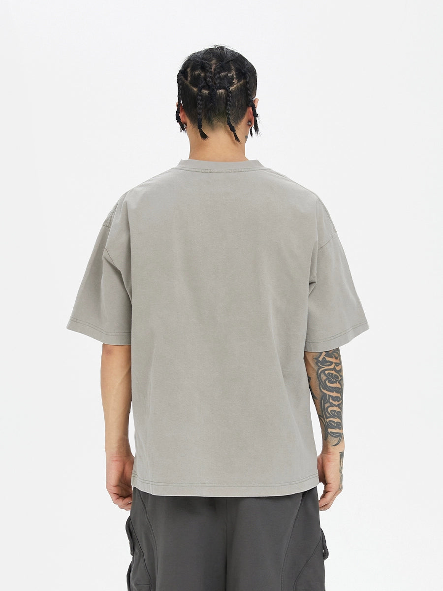 F2CENTER Retro Graphic Print Tee