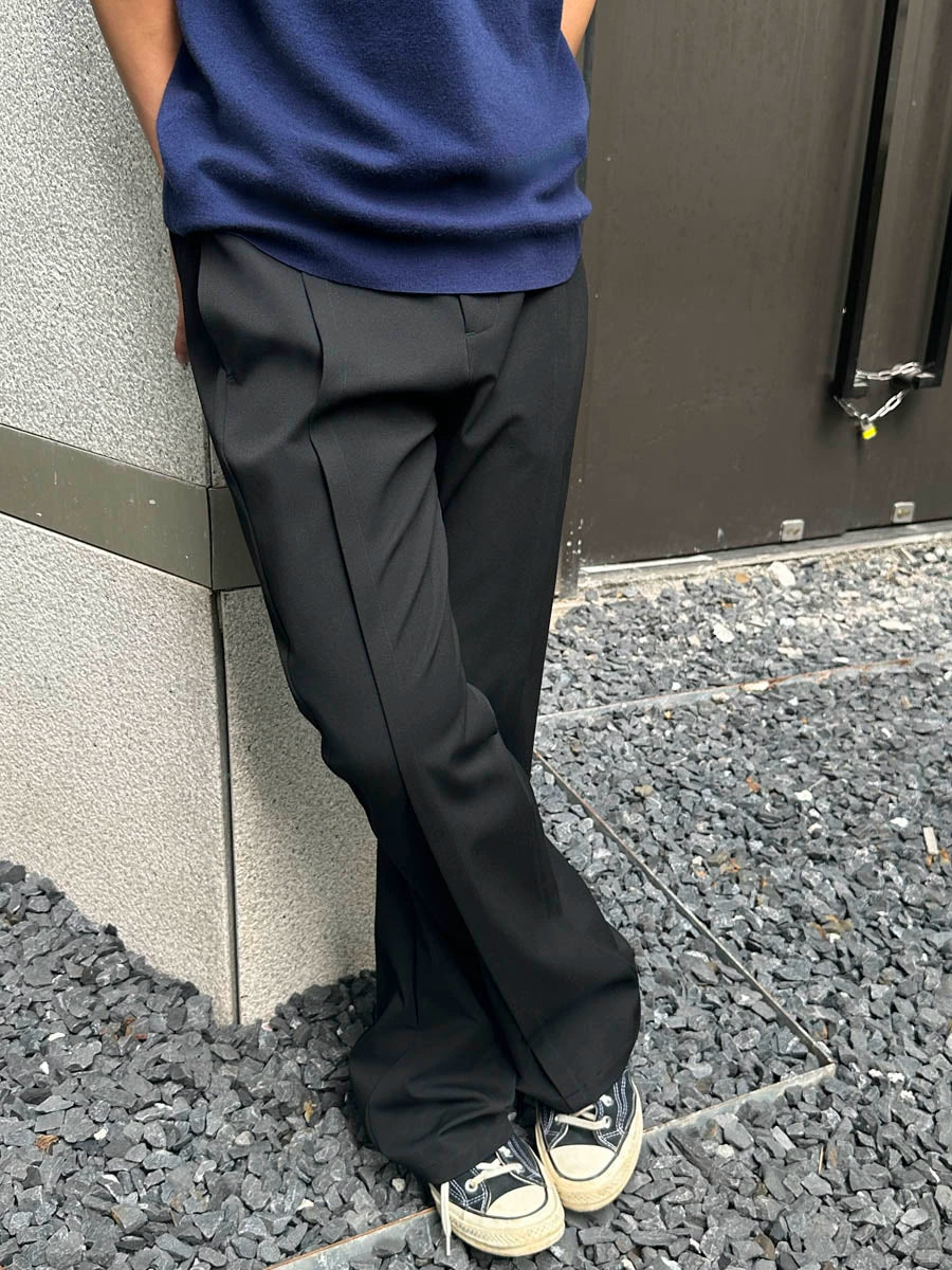 Untold Anti-Wrinkle Stretchy Bootcut Trousers