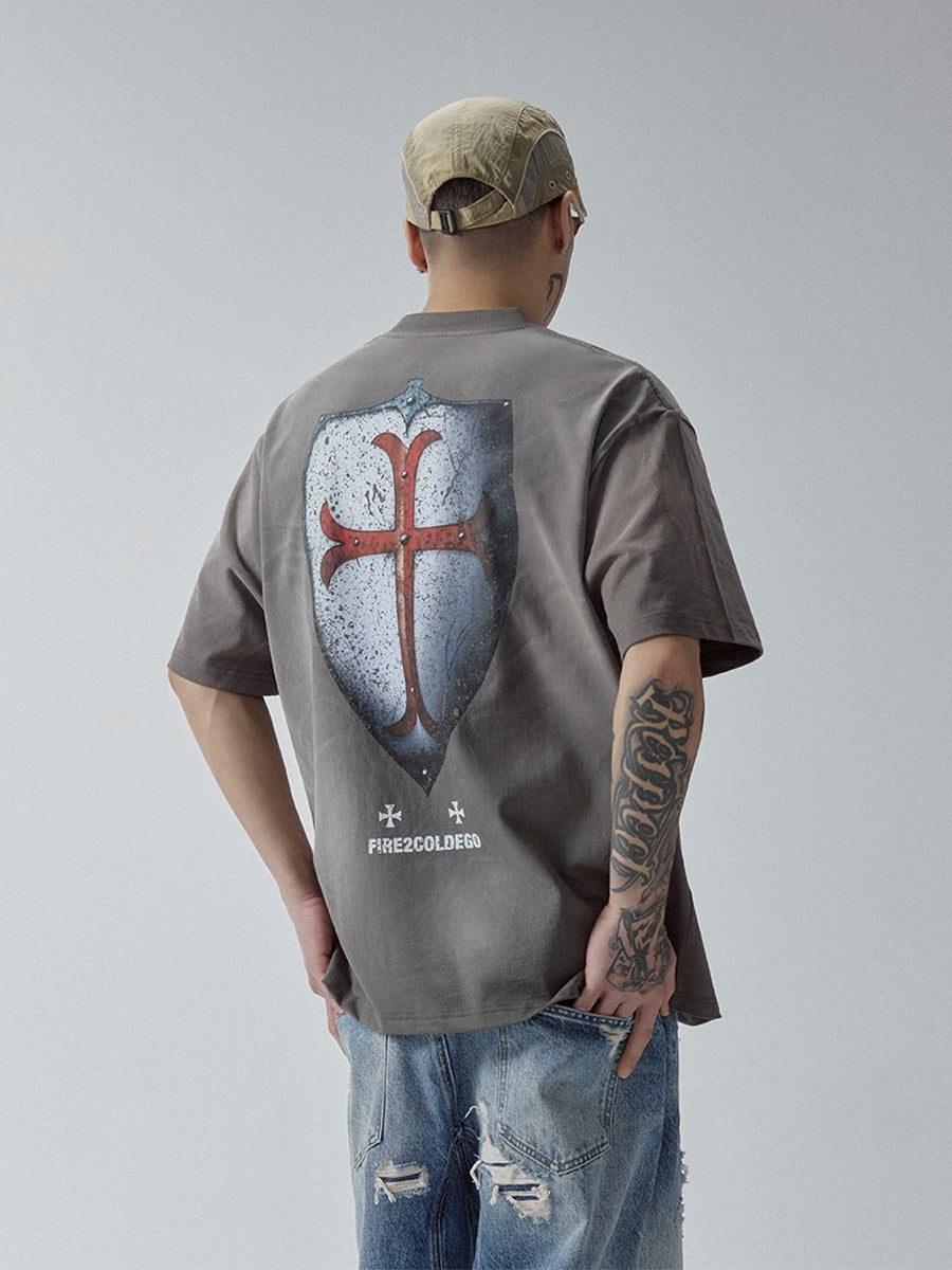 F2Center Gradient Old Shield T-Shirt