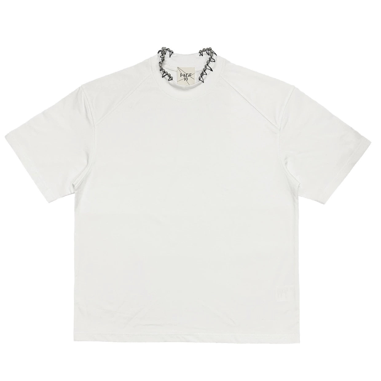 Handmade High Collar Stitch Top