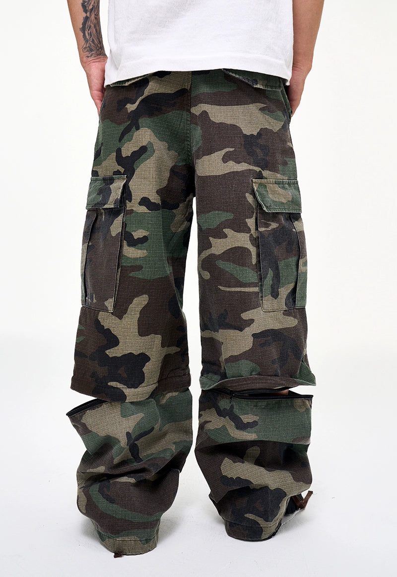 Untold Detachable Camouflage Cargo Pants