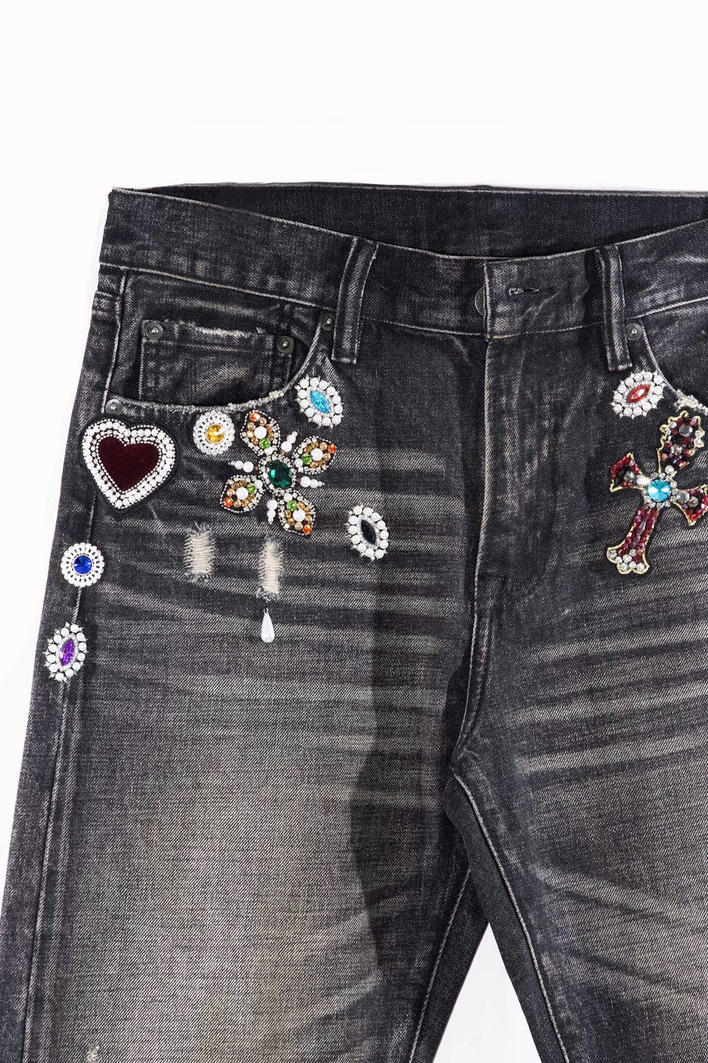 Untold Son of God Rhinestone Jeans