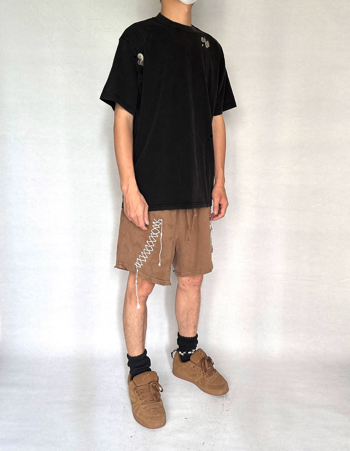 Handmade Metallic Petals Top