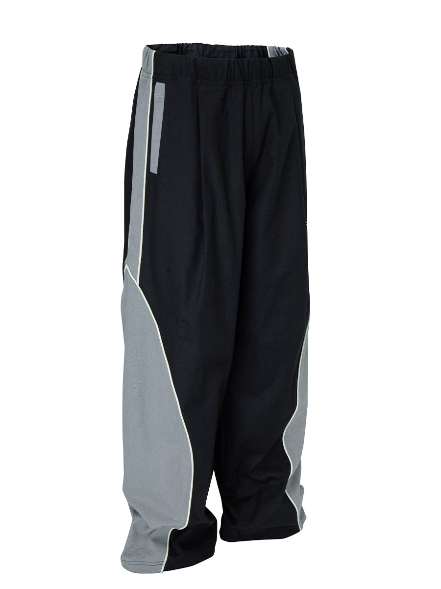 F2Center Knitted Stitching Tracksuit Pants