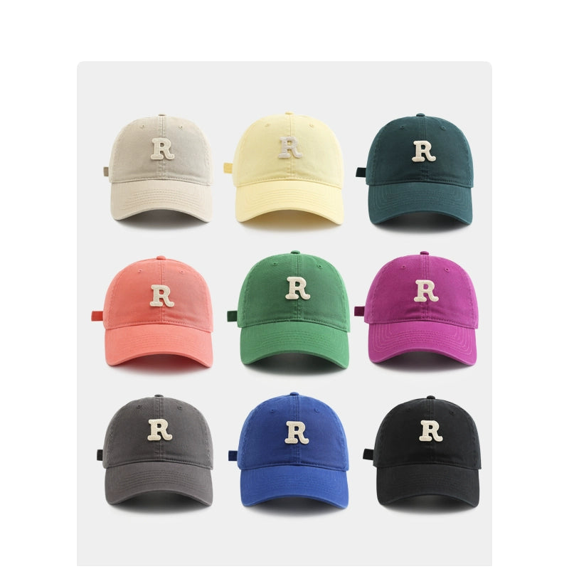 Letter Patched Baseball Cap