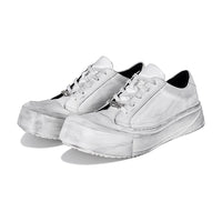 Dirty white leather shoe size