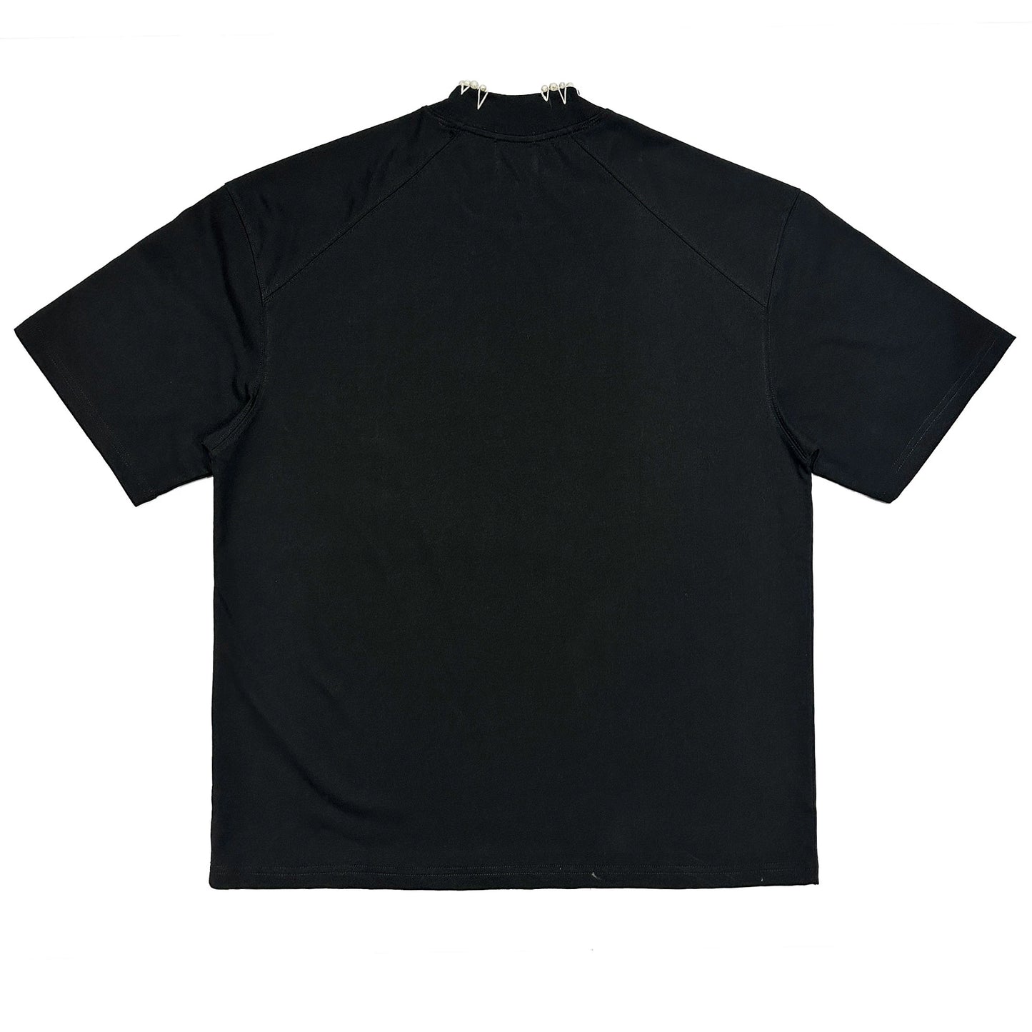 Handmade High Collar Stitch Top