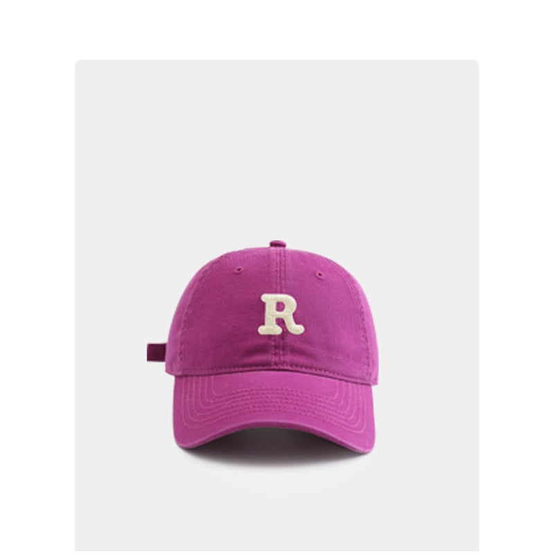 Letter Patched Baseball Cap