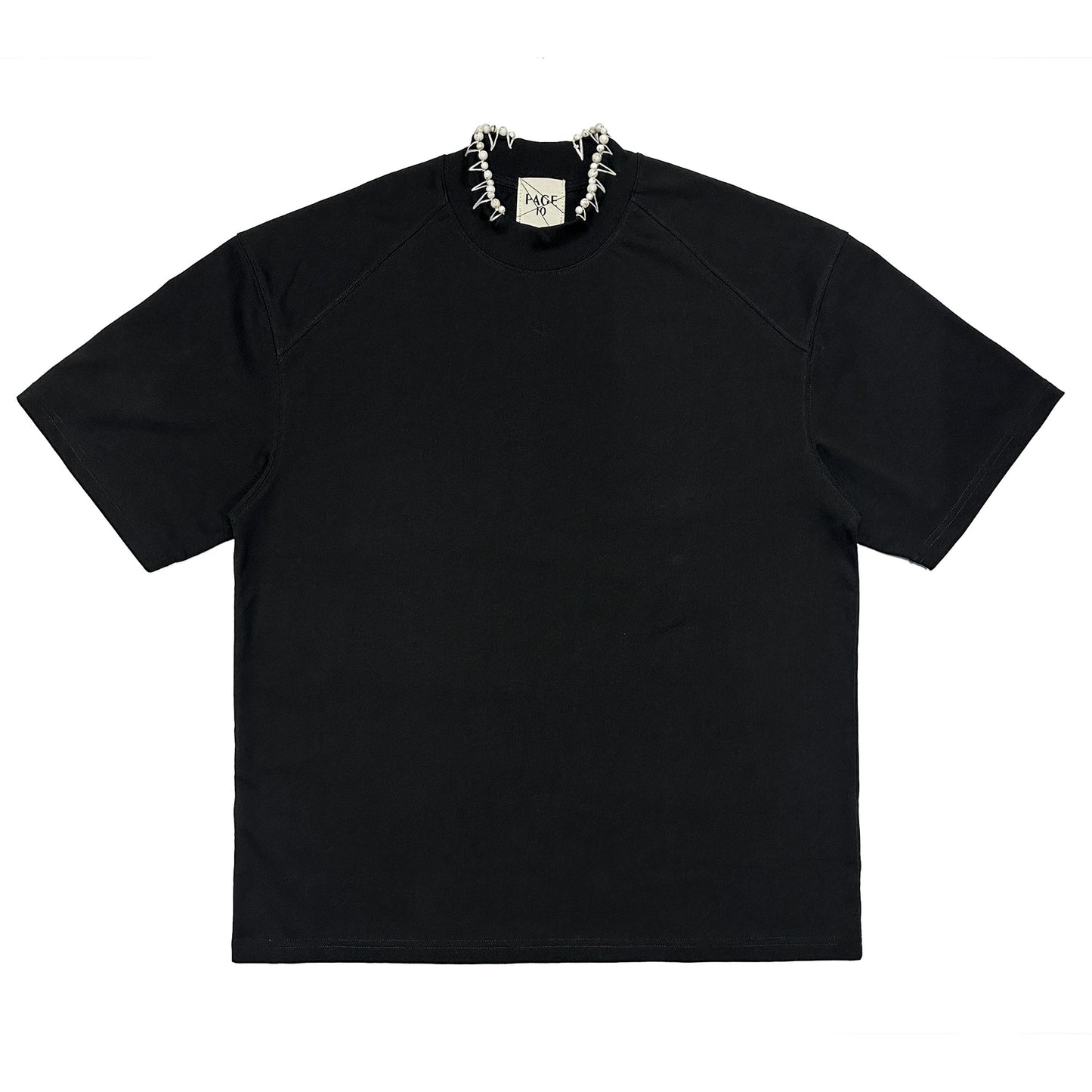 Handmade High Collar Stitch Top