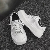 White leather size
