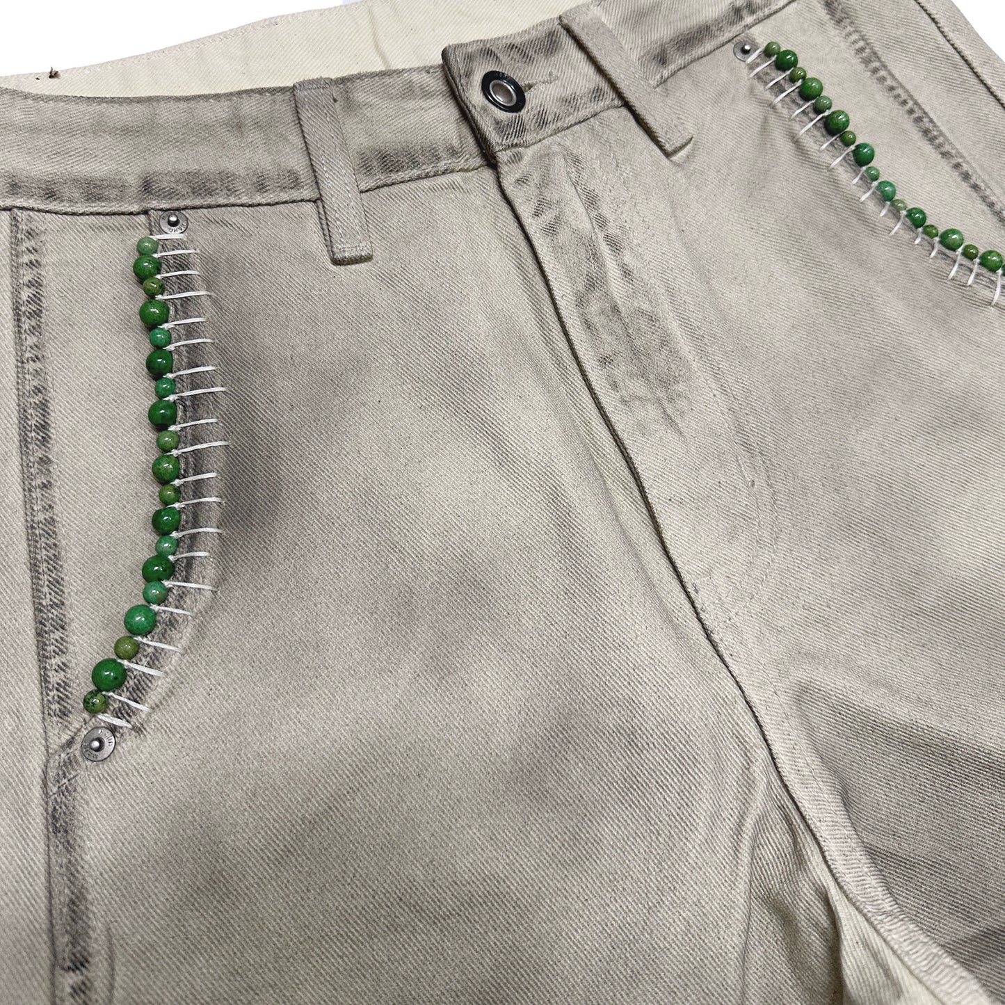 Handmade Distressed Mud Pants