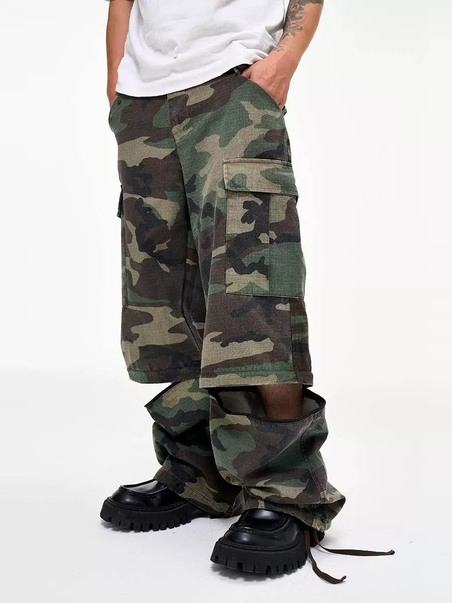 Untold Detachable Camouflage Cargo Pants