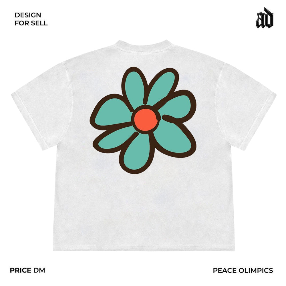 Mottled mottled American retro heavy 250g color niche unique trend fun couple short sleeve