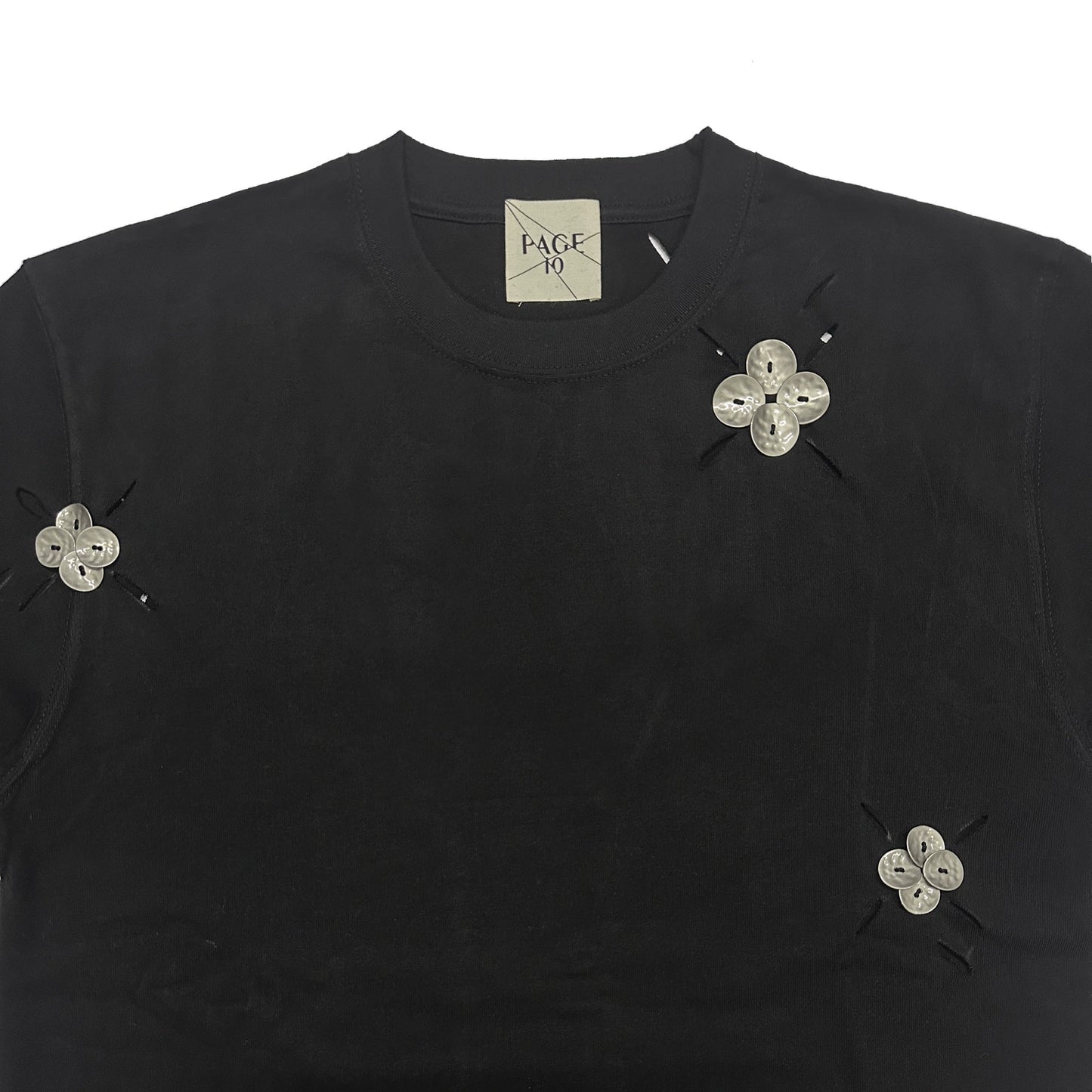 Handmade Metallic Petals Top