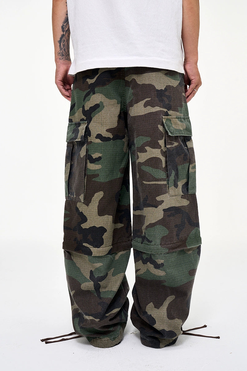 Untold Detachable Camouflage Cargo Pants