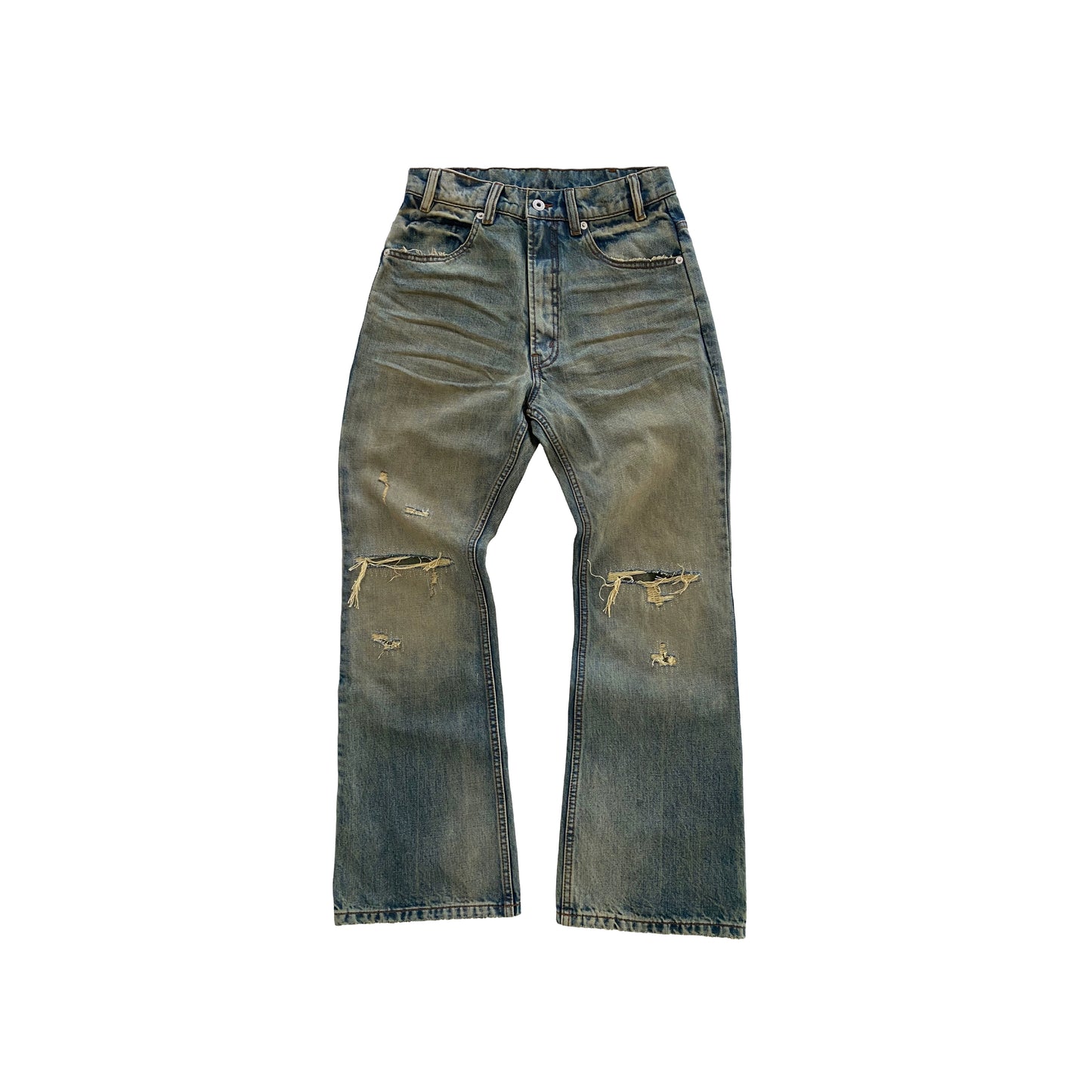 Premium Fade-Out Bootcut Jeans