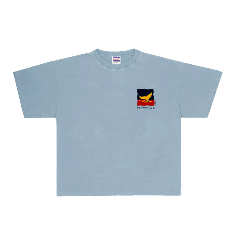 WHALE ILLUSTRATION GRAPHIC DESIGN T-SHIRT