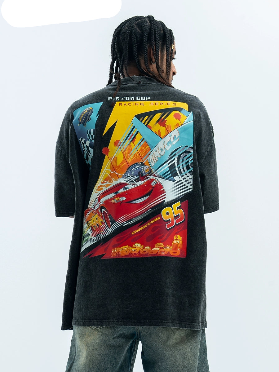 Fast Car Racing Series Oversize T-Shirt