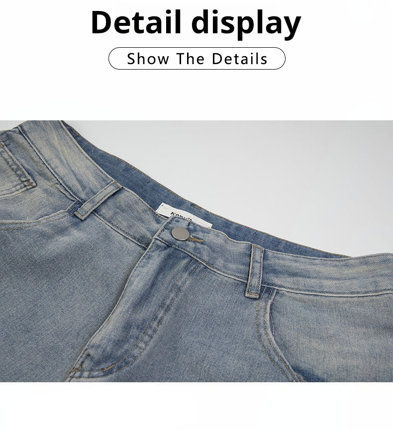 Premium Crystal Stones Denim Shorts