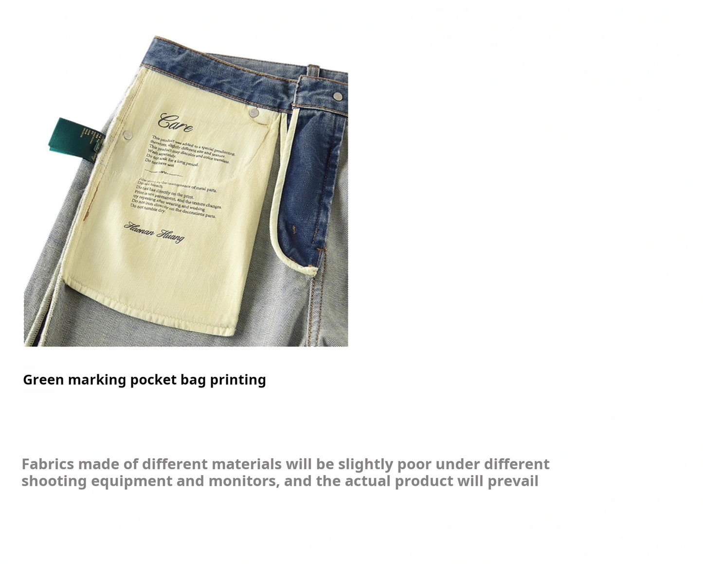 Distressed Stone-Washed Bootcut Denim Jeans