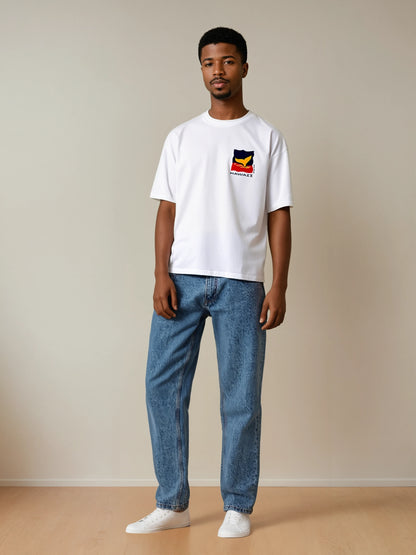 Whale Illustration Graphic Design T-Shirt