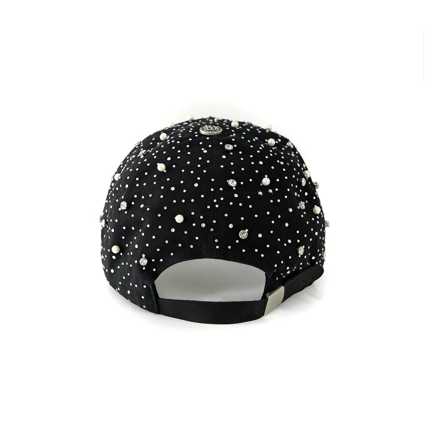 PREMIUM PEARL AND RHINESTONES BASEBALL CAP
