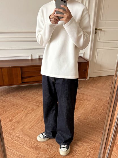 Untold Japanese Loose Straight Denim Jeans