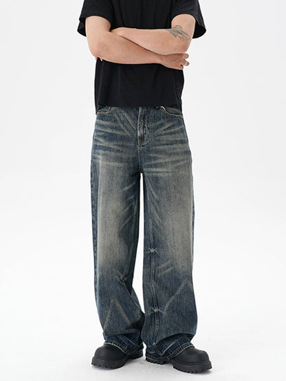 Untold Heavy Washed Baggy Jeans