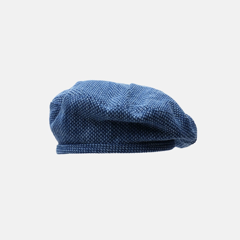 VERSATILE UNISEX  DENIM DISTRESSED BERET