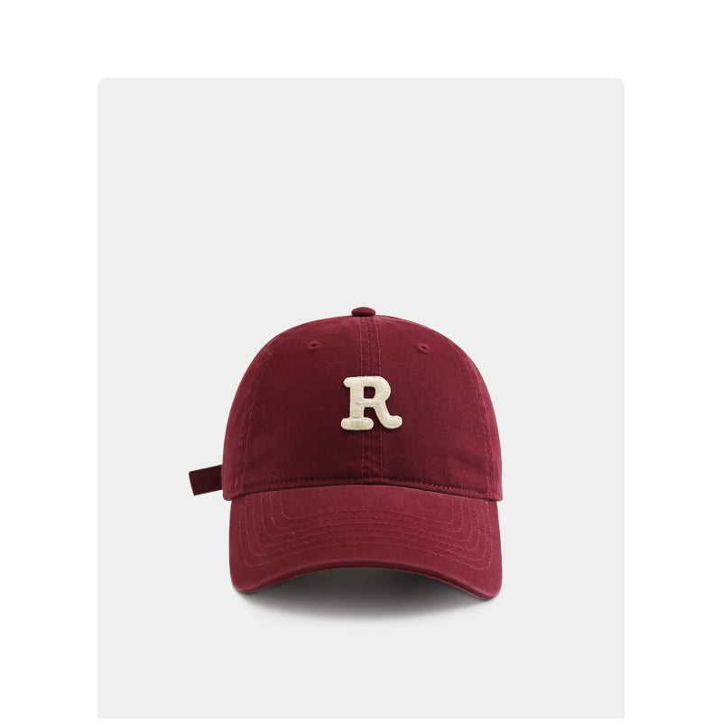 Letter Patched Baseball Cap