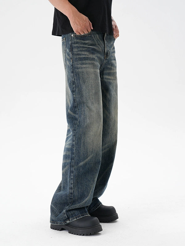 Untold Heavy Washed Baggy Jeans