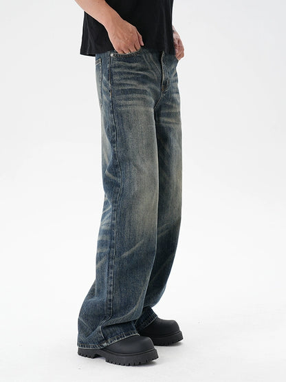 Untold Heavy Washed Baggy Jeans