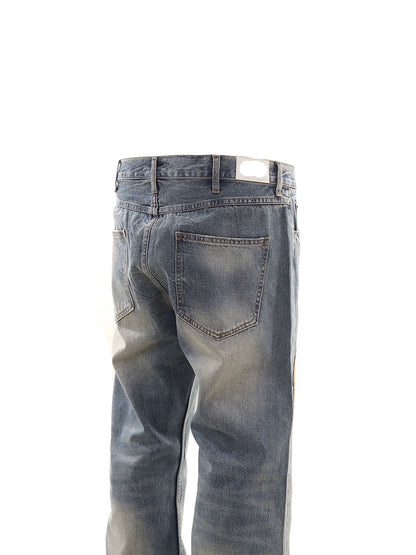 Untold God Bird Embroidered Bootcut Jeans