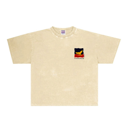 Whale Illustration Graphic Design T-Shirt