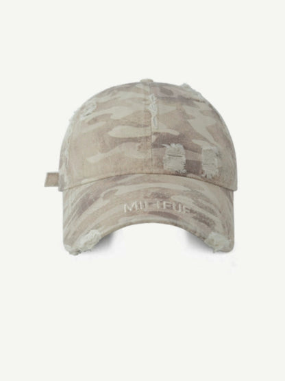 Distressed Military Style Cap