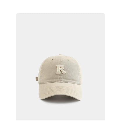 Letter Patched Baseball Cap