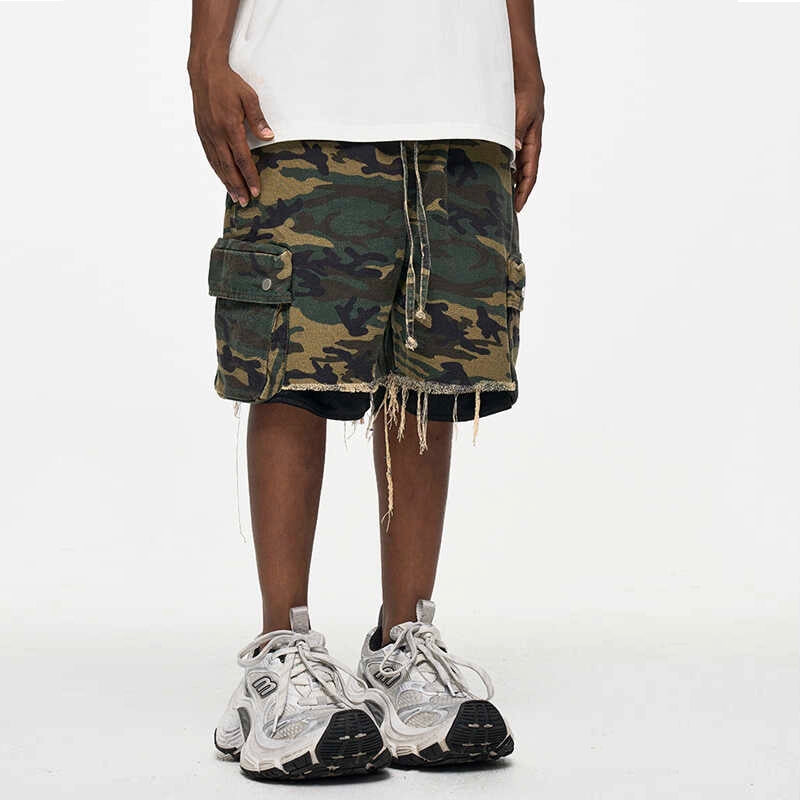 Distressed Vintage Double Cargo Pants