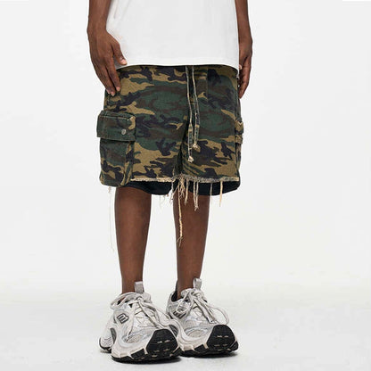 Distressed Vintage Double Cargo Pants