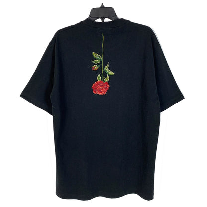 Untld Rabbit Rose Embroidered Loose T-Shirt