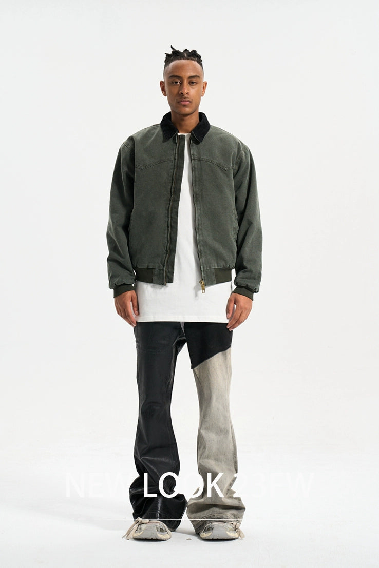 Untold Contrast Stitch Bootcut Jeans