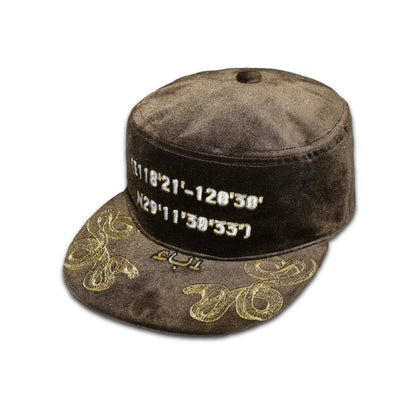 Untold Trend Velvet Flat Brim Cap