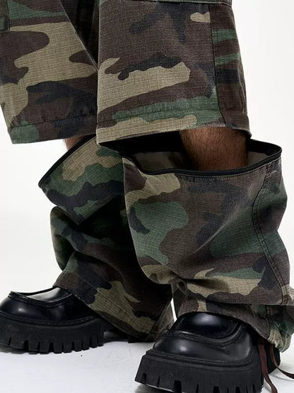 Untold Detachable Camouflage Cargo Pants