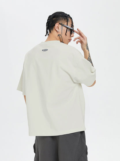 Angel Noise Print Vintage T-Shirt