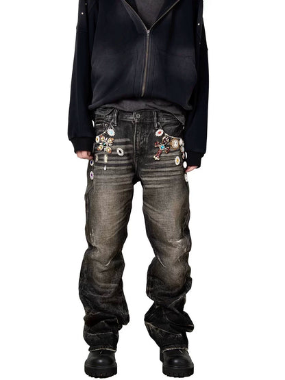 Untold Son of God Rhinestone Jeans