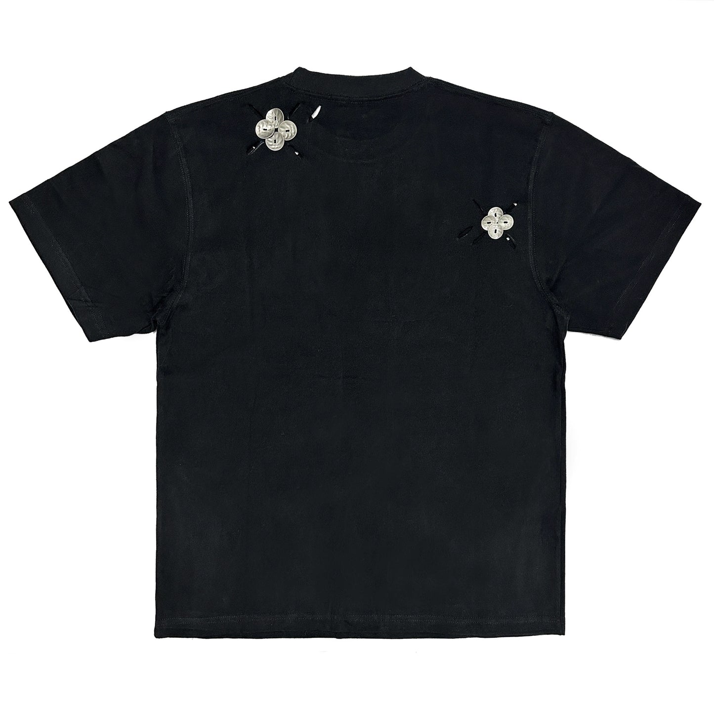 Handmade Metallic Petals Top