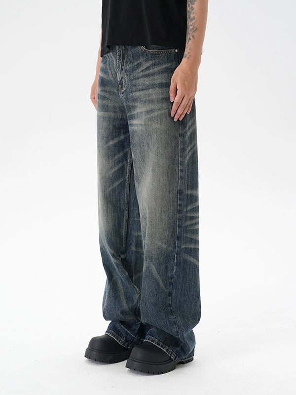 Untold Heavy Washed Baggy Jeans